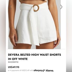 Showpo. Devera High Waisted Shorts